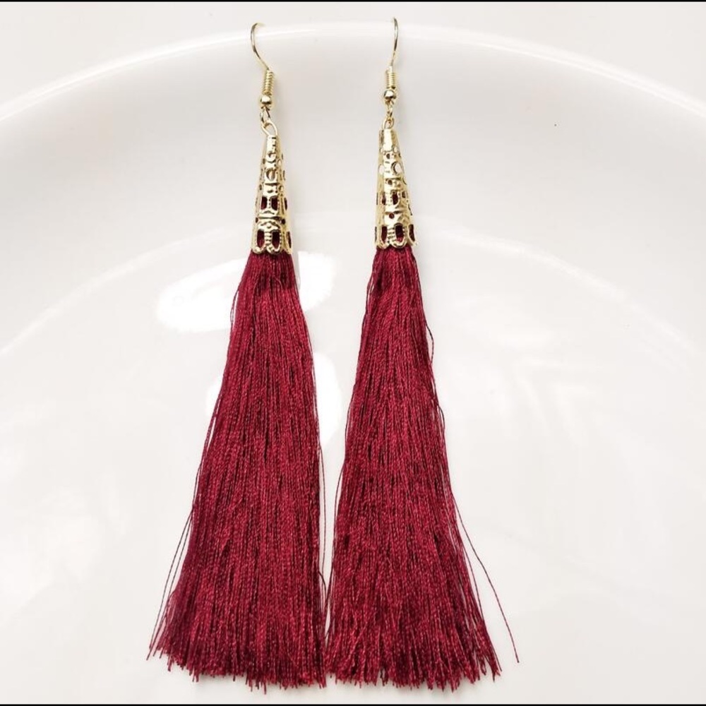 Bohemian Tassel Earring. New. One pair $7. 5 pairs $19 - Picture 1 of 5